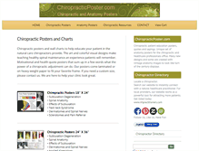 Tablet Screenshot of chiropracticposter.com